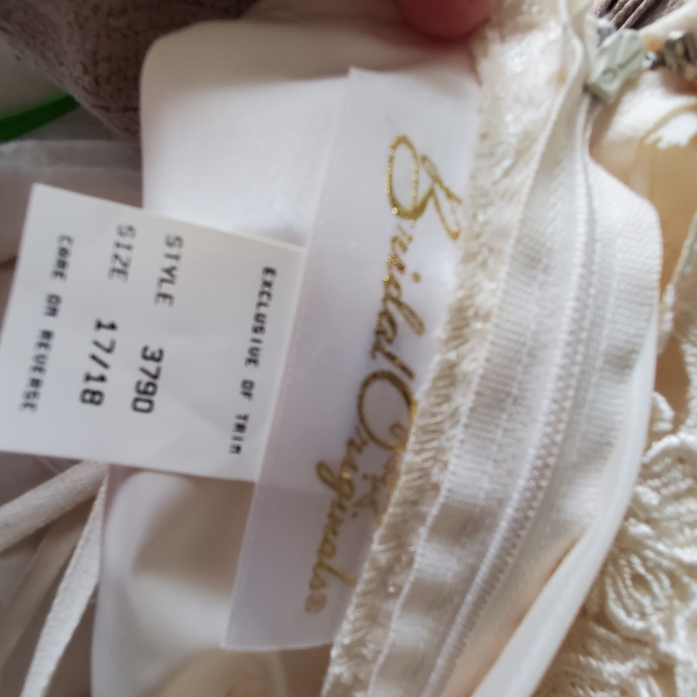 Bridal Originals Cream Gown, size 17/18 - Picture 8 of 10